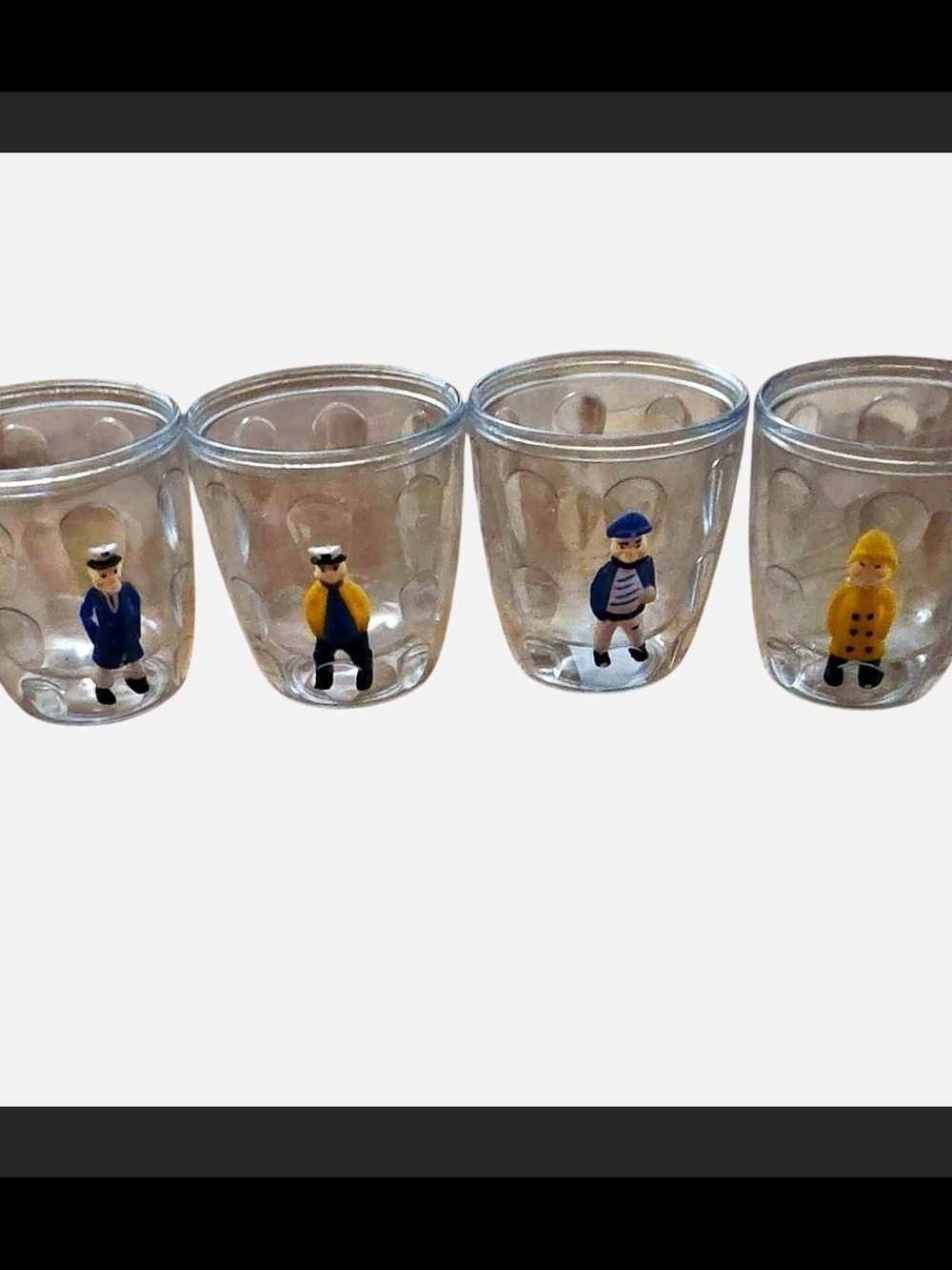RARE VINTAGE TERVIS NAUTICAL FIGURINE TUMBLER SET